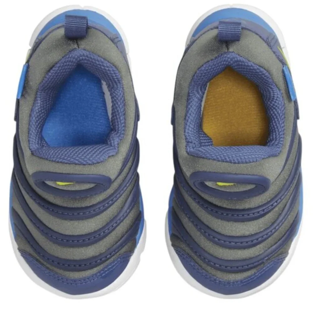 Nike Dynamo Free Navy Gray Toddler Kid Child Shoe Size 5C NEW‎ 343938-030
